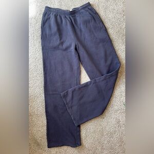 Brandy Melville Navy Sweatpants wide leg